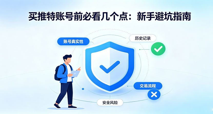 买推特账号前必看几个点：新手避坑指南
